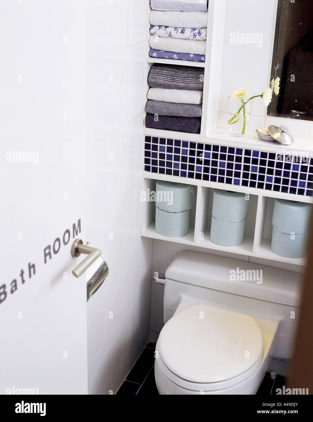 Toilet seat in the bathroom Stock Photo - Alamy