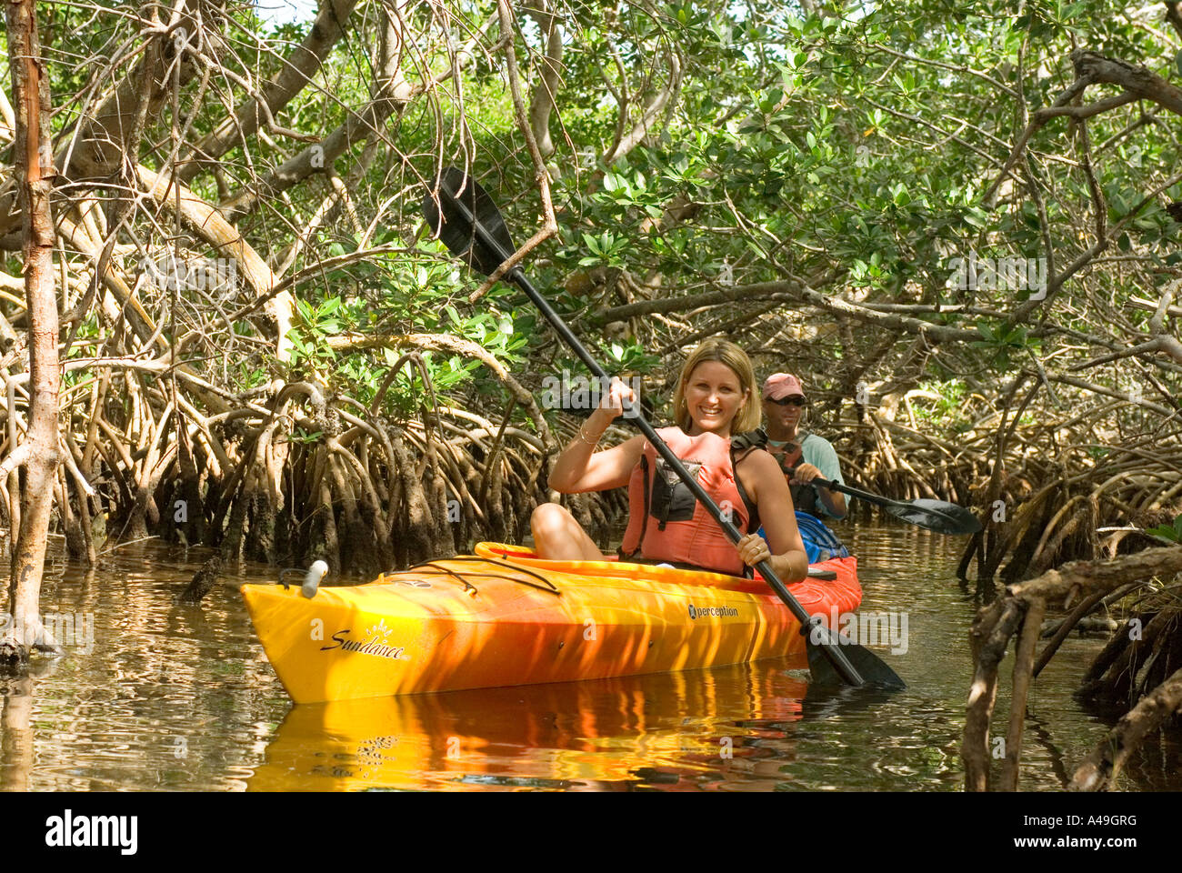 USA Florida Keys Kayaking in the mangroves with Big Pine Kayaking