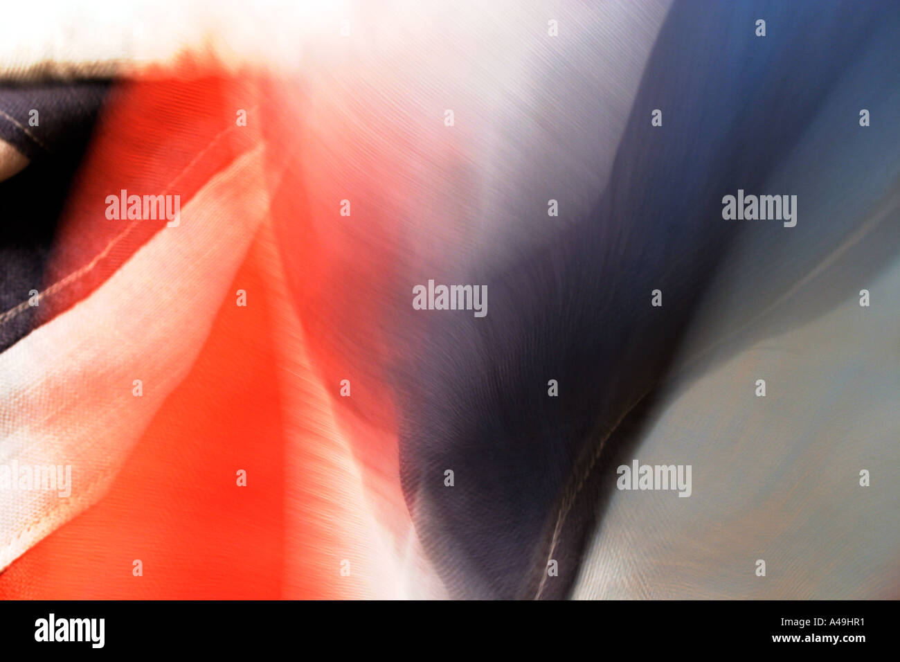 Unione Britannica Jack Flag Su Fondo Di Legno Bianco Immagine Stock