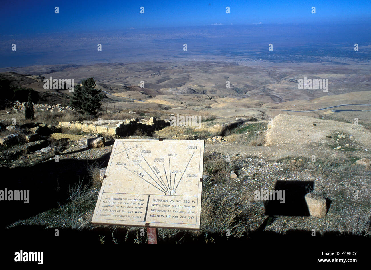Mount nebo map jordan hires stock photography and images Alamy