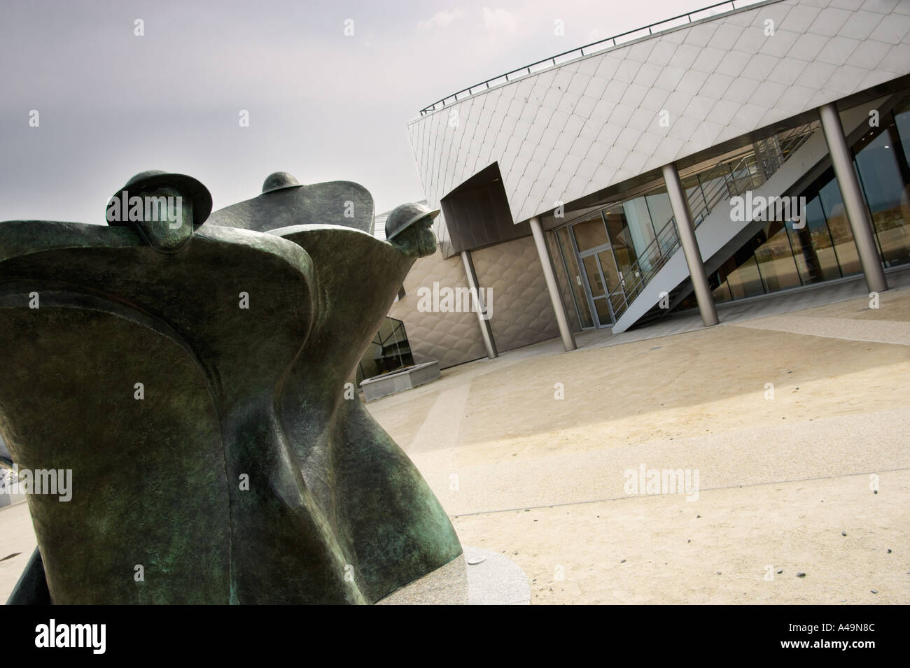 Canadian monument Juno Beach Centre Courseulles sur mer Normandy France Stock Photo