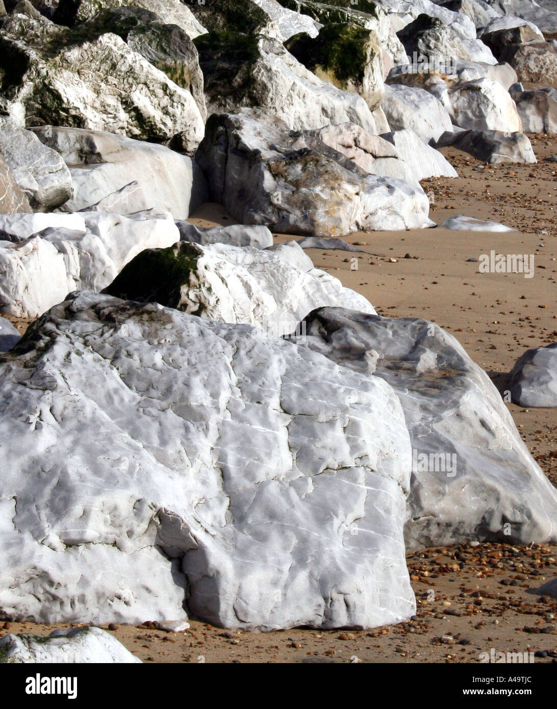 Sea Defence Stone Rocks Grey rock bolder hi-res stock photography and images - Alamy