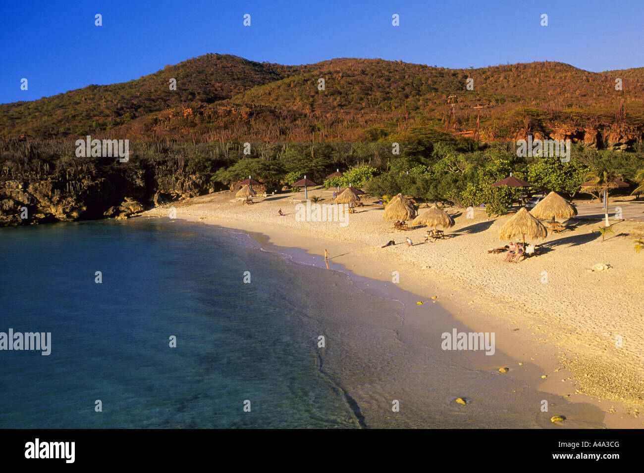 beach of St. Kitts, North Bay Friars, Antigua and Barbuda Stock Photo