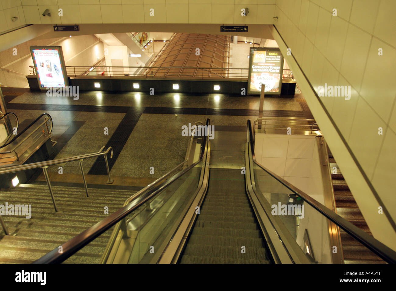 Underground Turin Piedmont Italy Stock Photo Alamy
