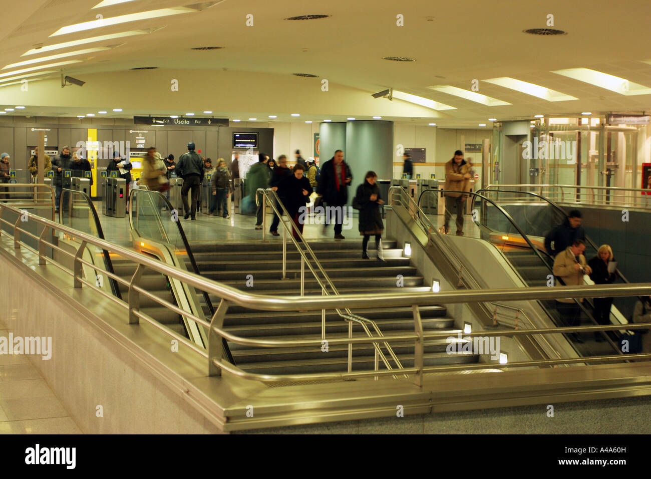 Underground Turin Piedmont Italy Stock Photo Alamy