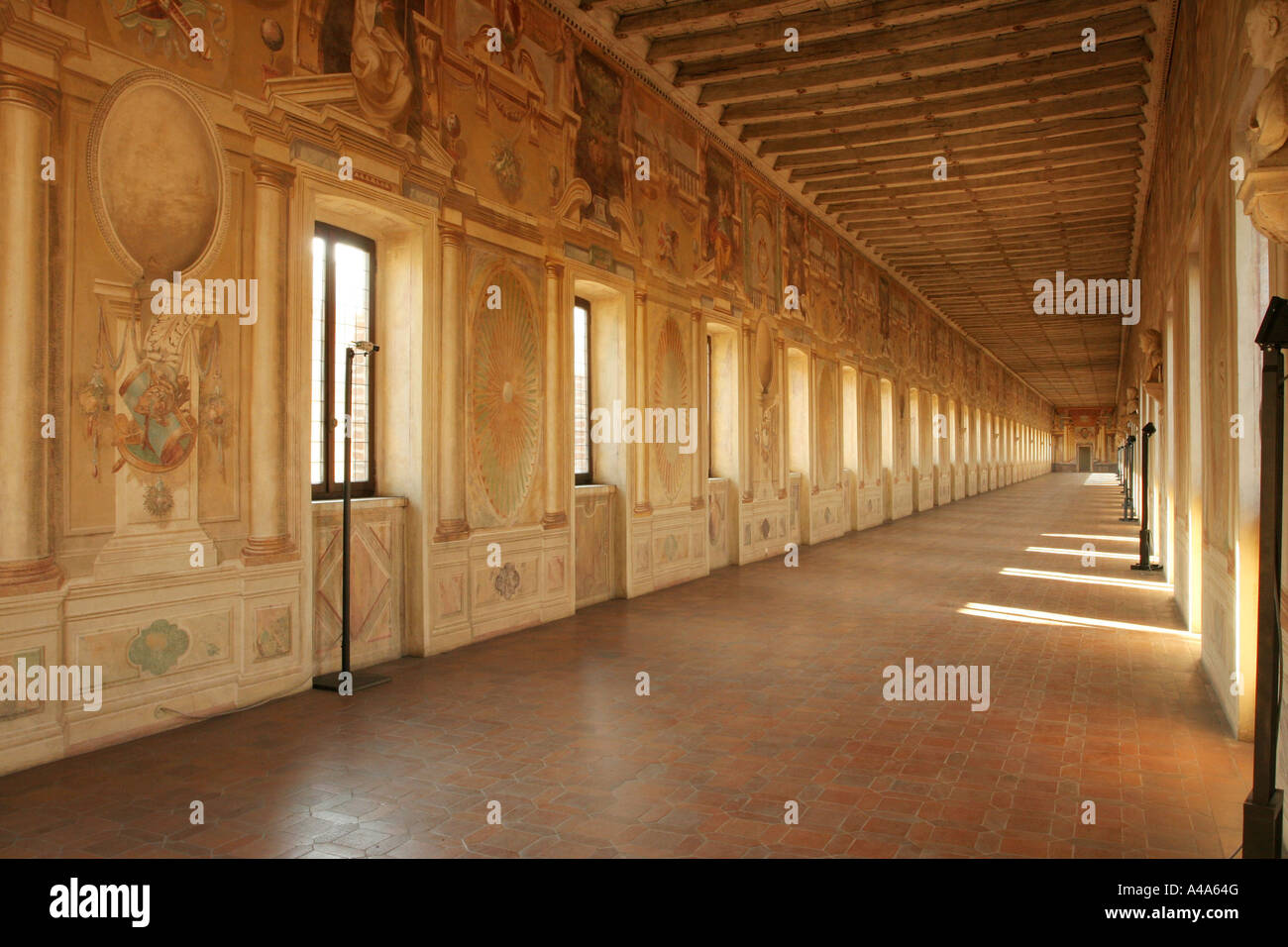 Gallery Palazzo Giardino Lombardy Italy Stock Photo Alamy