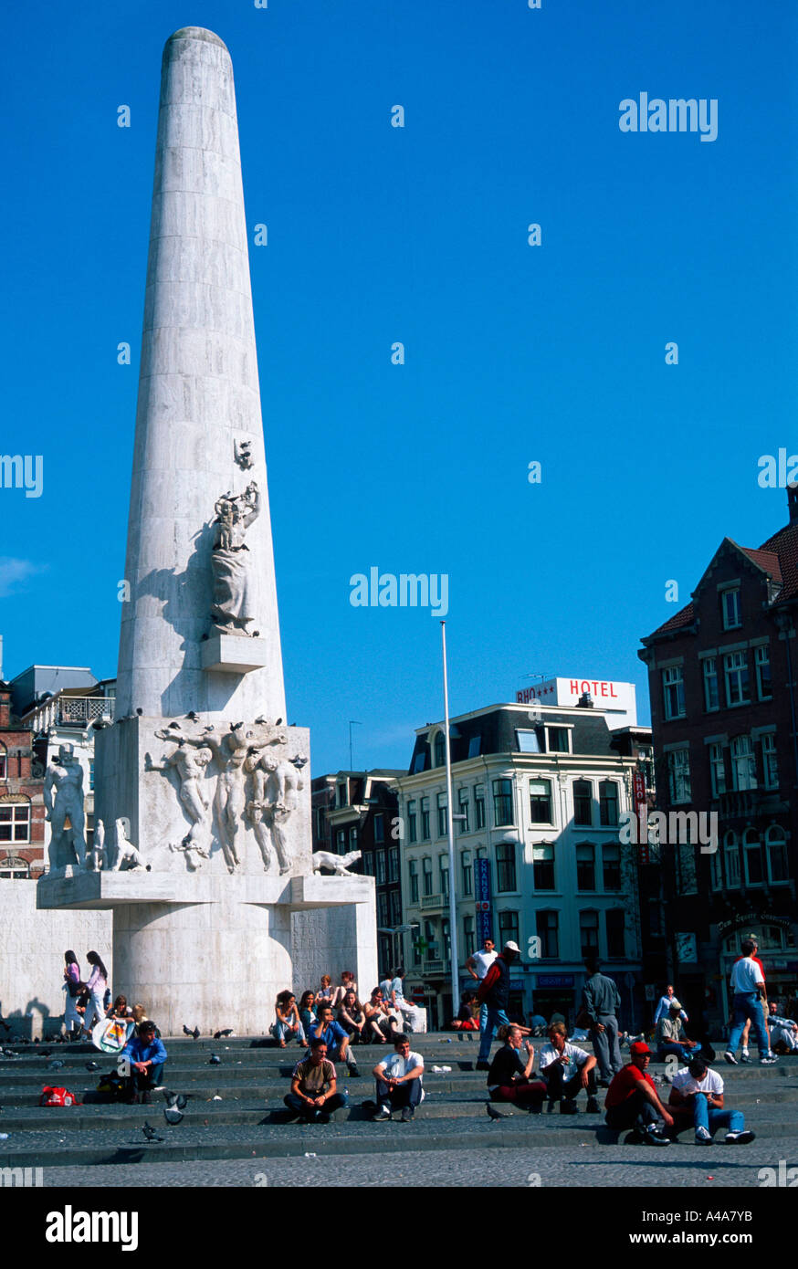 National Monument / Amsterdam Stock Photo Alamy