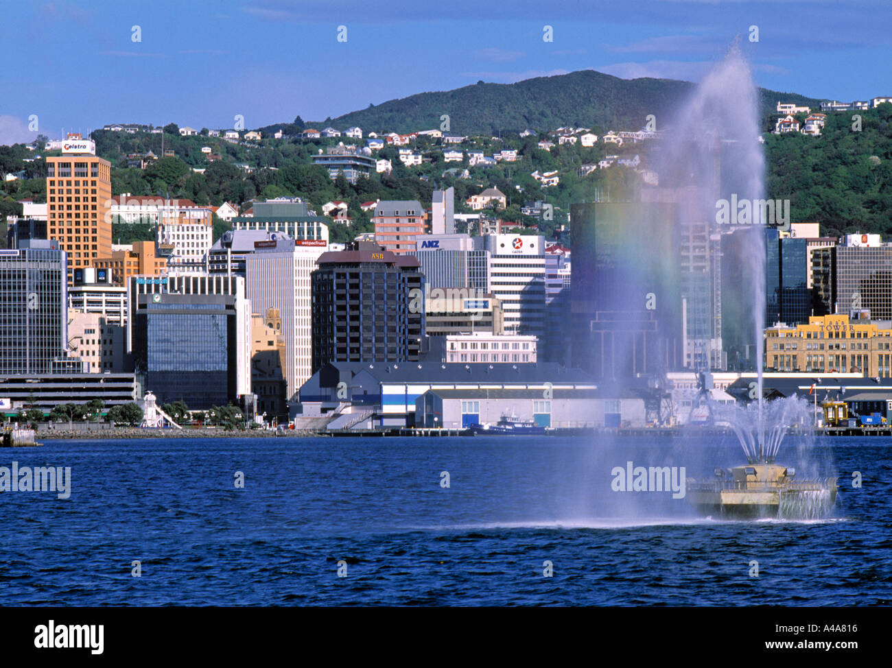 Lambton Harbour, Wellington, New Zealand Stock Photo