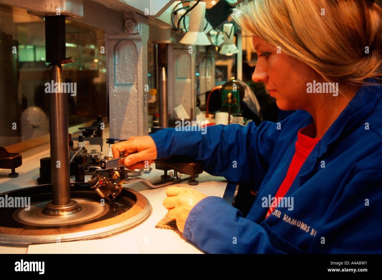 Diamond factory / Amsterdam Stock Photo Alamy