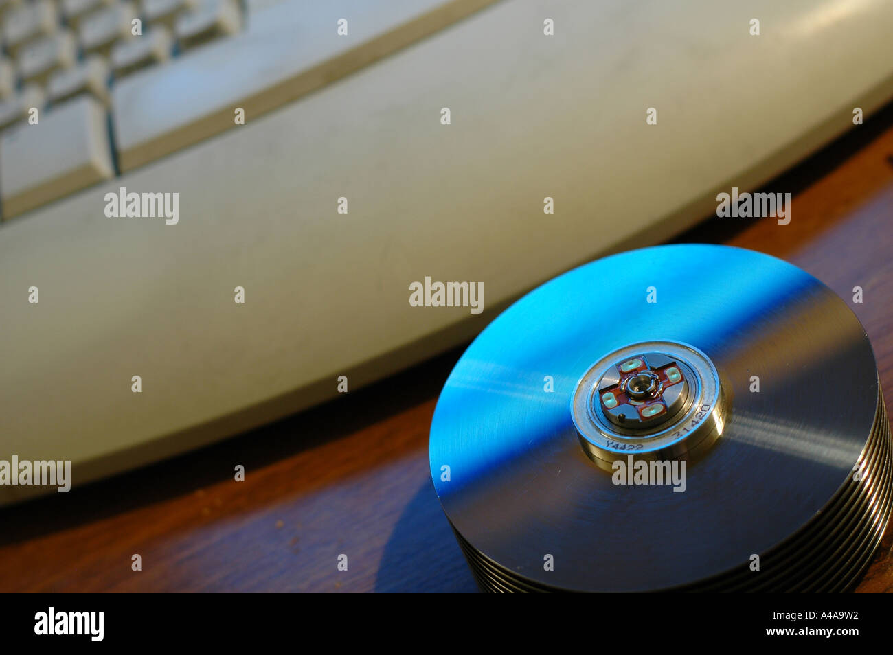 hard-drive-and-keyboard-stock-photo-alamy