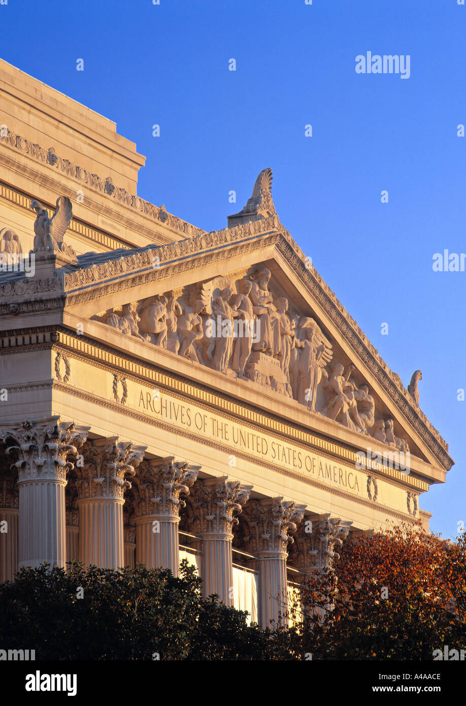 National Archives, Washington D.C., USA Stock Photo