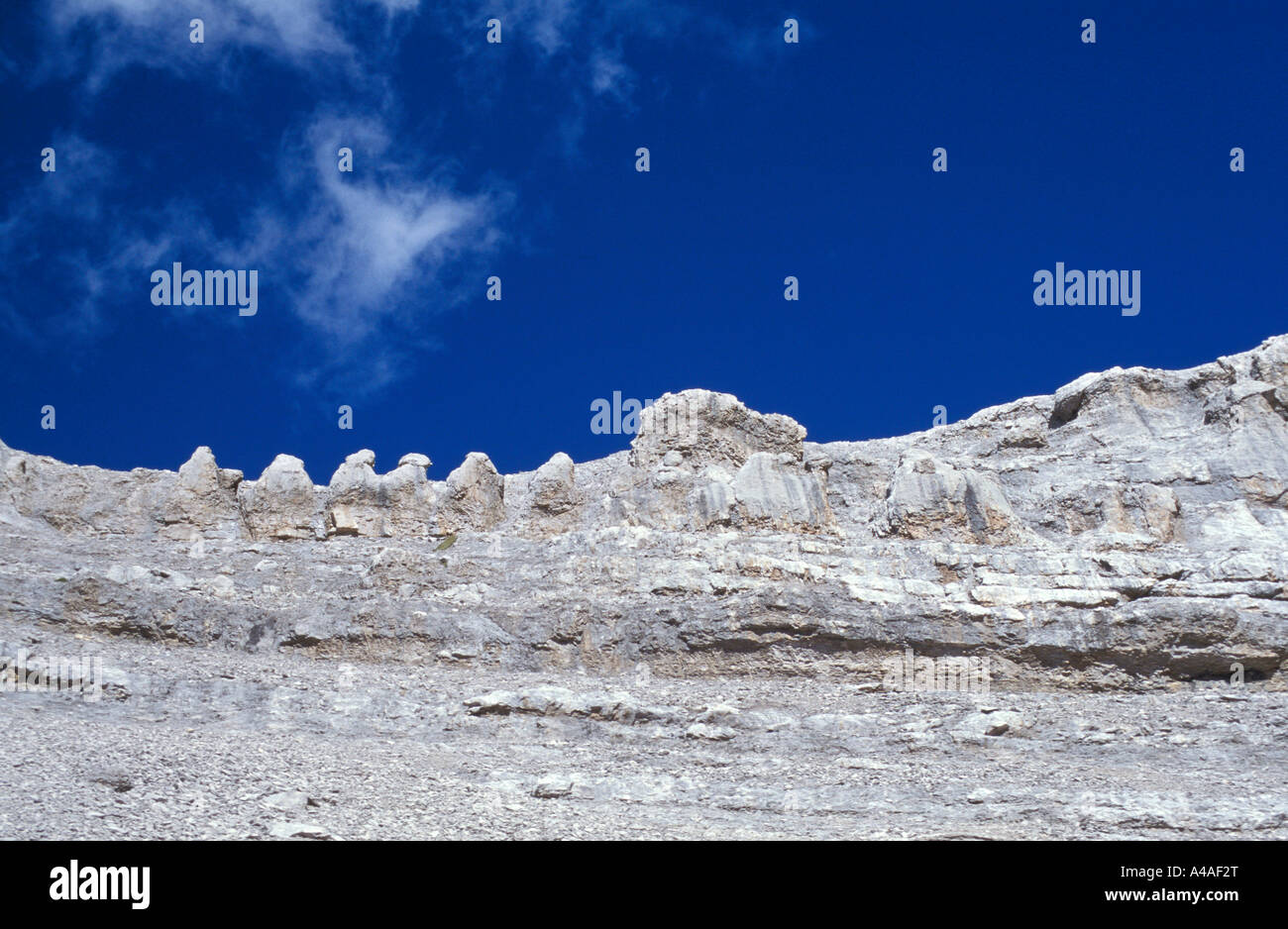 Dodici Apostoli rocky formations Brenta mountain chain Trentino Alto Adige Italy Stock Photo