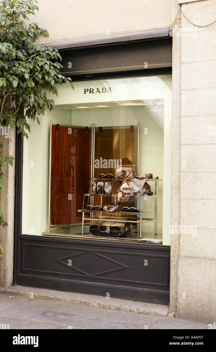 Prada store milan hi-res stock photography and images - Alamy