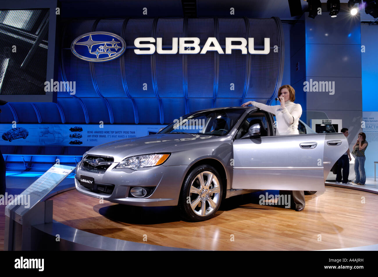 2008 Subaru Legacy at the North American International Auto Show 2007 Stock Photo