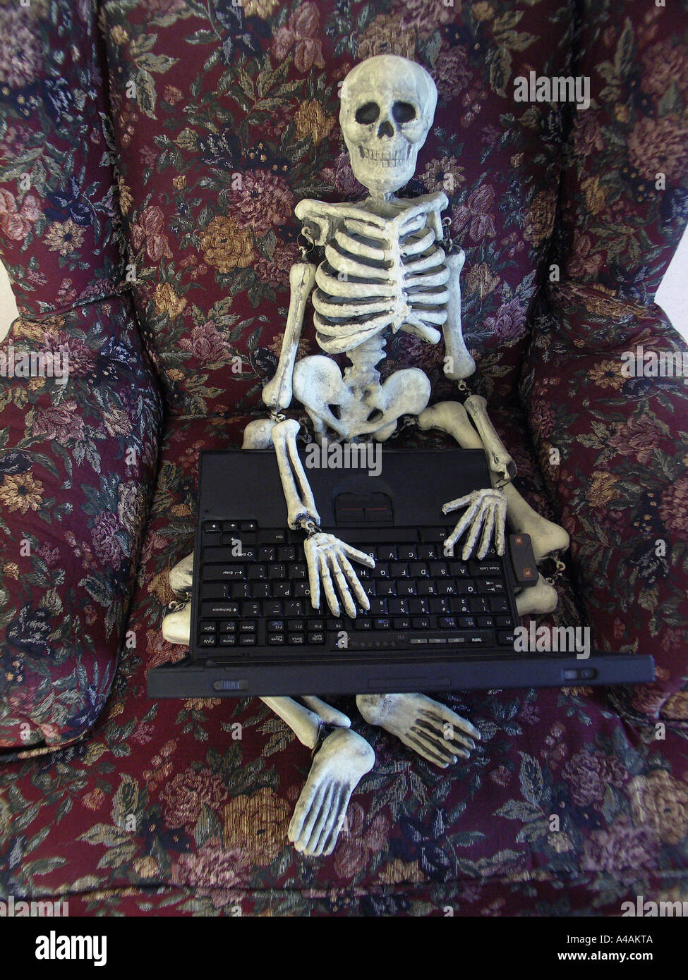 Skeleton Sitting Chair Stock Photos Skeleton Sitting Chair Stock