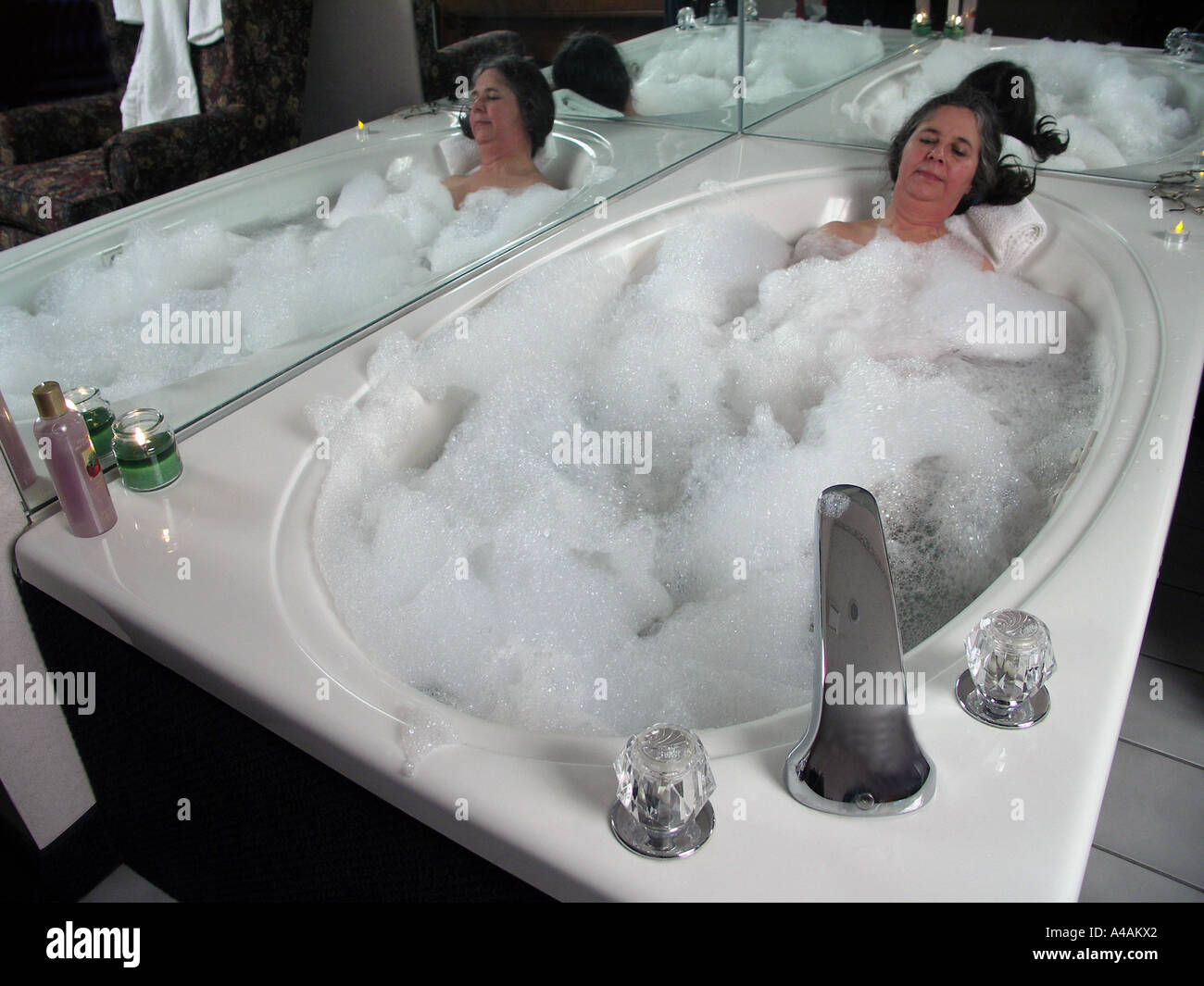Bubble Bath Stock Photo Alamy