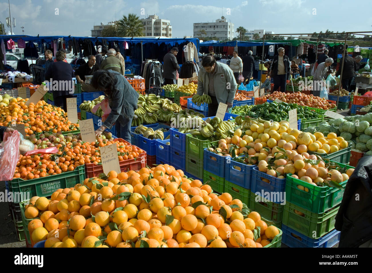 Fruit Market in Nikosia Cyprus Stock Photo Alamy