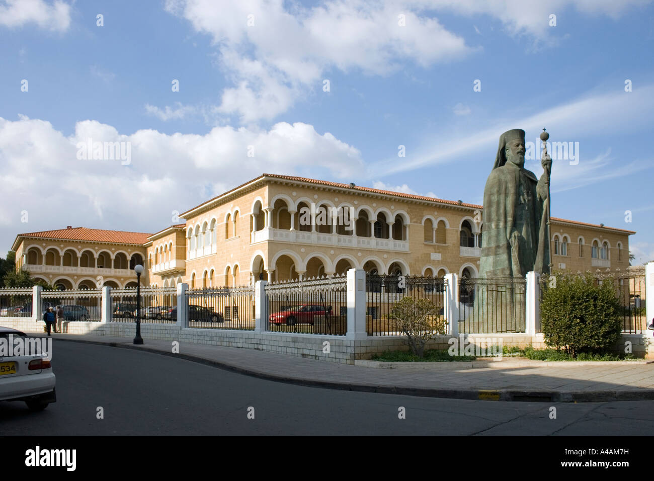 Archbishop Palace Nikosia Cyprus Stock Photo