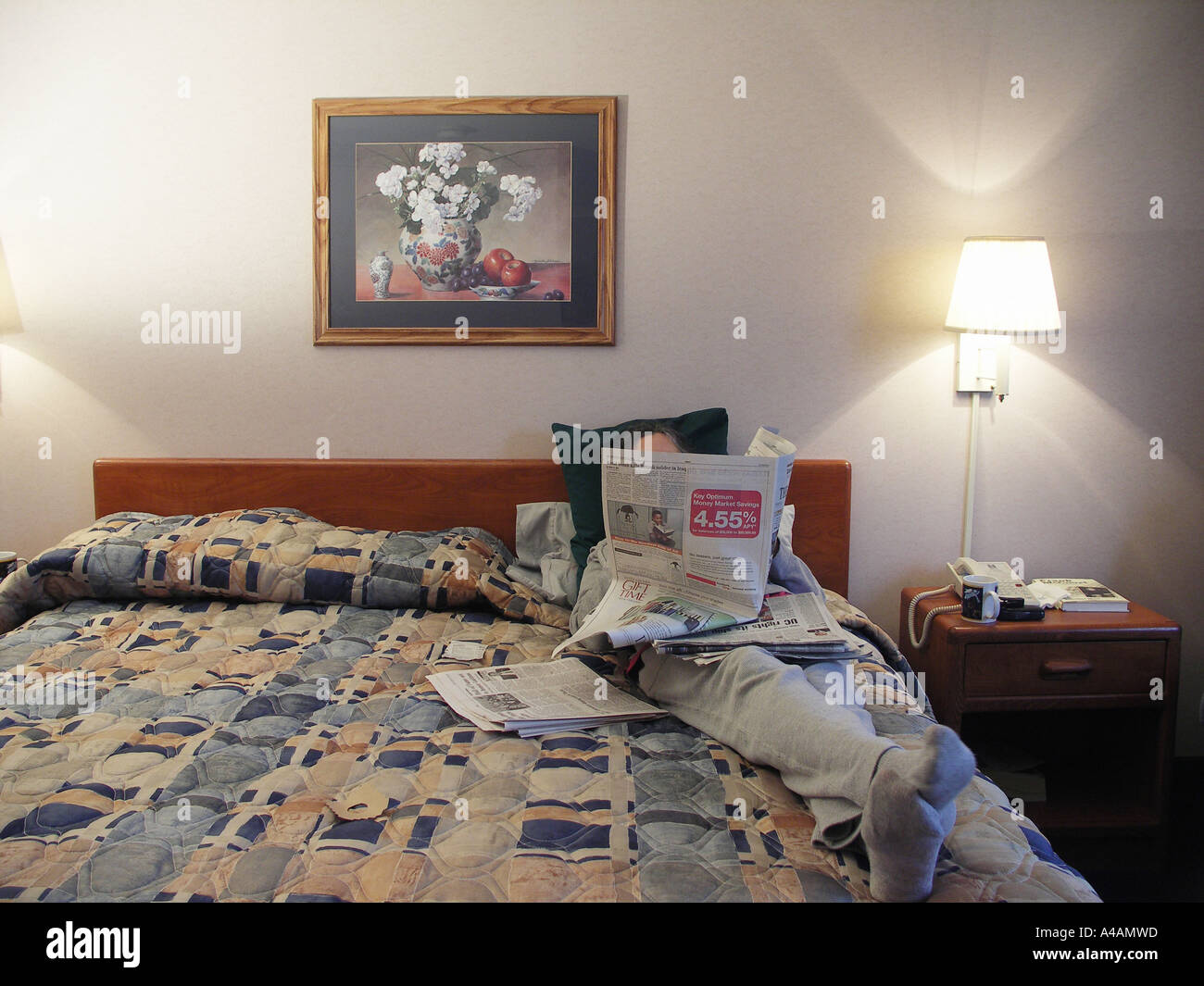 Propped up bed hires stock photography and images Alamy