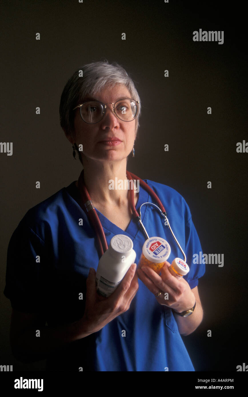 Nurse rn medicine drugs hiv aids hi-res stock photography and images ...