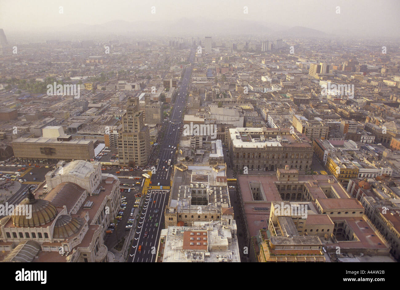 An aerial view of Mexico City Stock Photo - Alamy