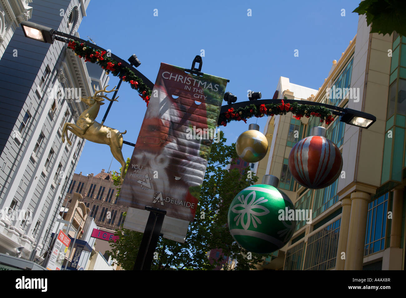 Christmas in the city of Adelaide Stock Photo Alamy