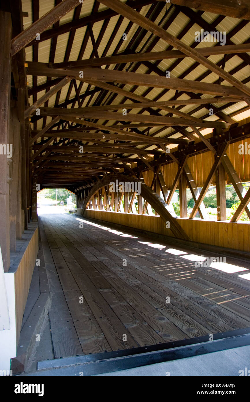 Old Covered Bridge in Jackson New Hampshire Stock Photo Alamy