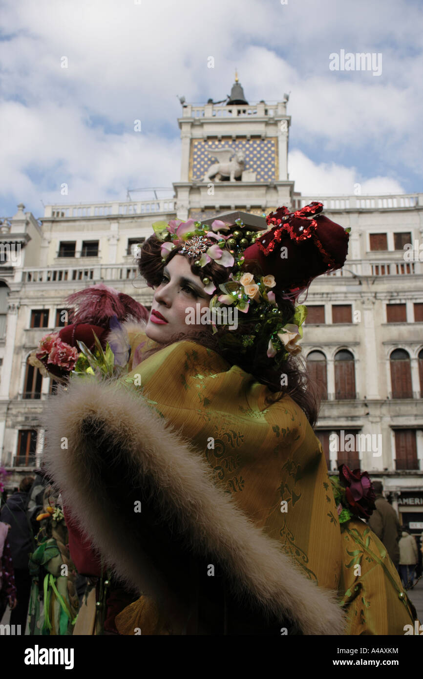 Carnival at Venice Italy Europe. Photo by Willy Matheisl Stock Photo