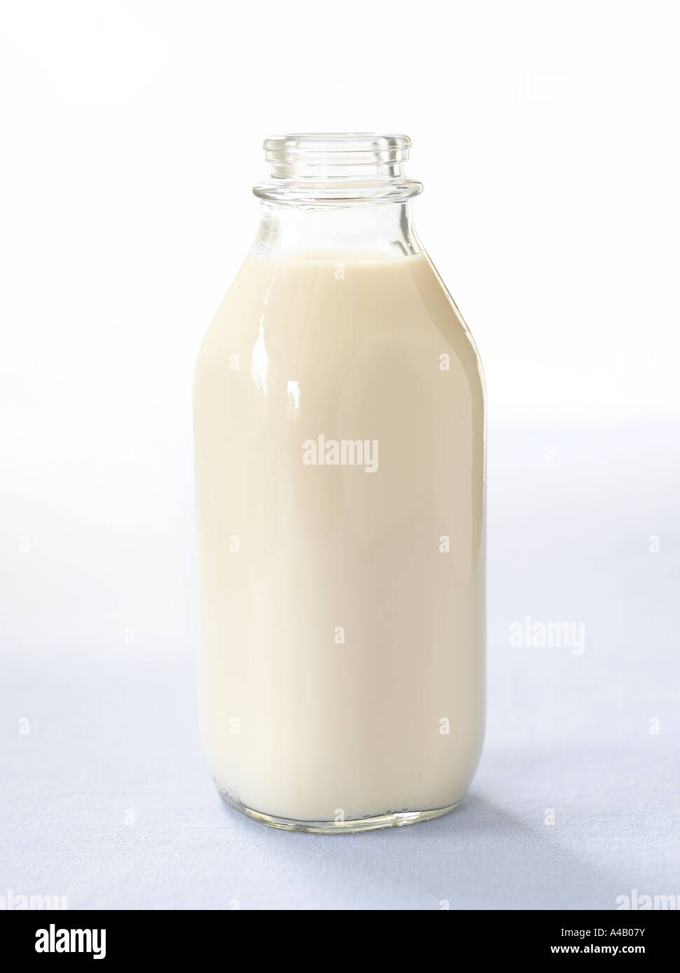 Bottle of Milk Stock Photo