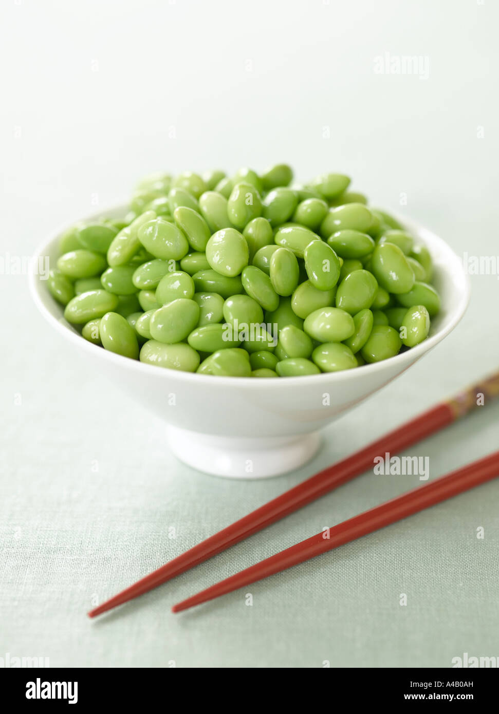 Edamame and Chopsticks Stock Photo Alamy
