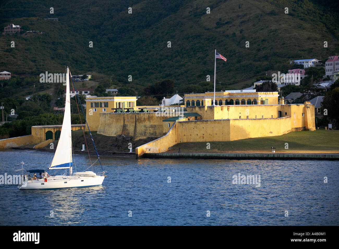 St.Croix. Christiansted. Fort Christiansvaern Stock Photo Alamy