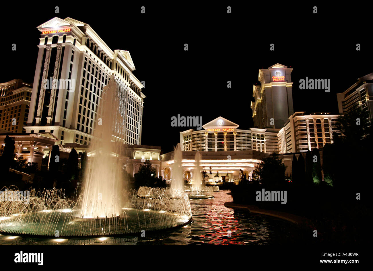 US LAS VEGAS Hotel casino Caesars Palace on Las Vegas Boulevard The Strip PHOTO GERRIT DE HEUS Stock Photo