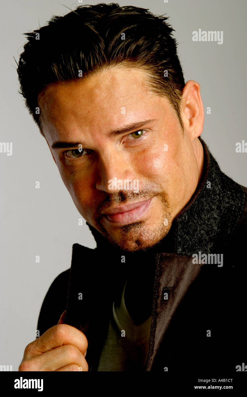 Headshot of male actor Stock Photo
