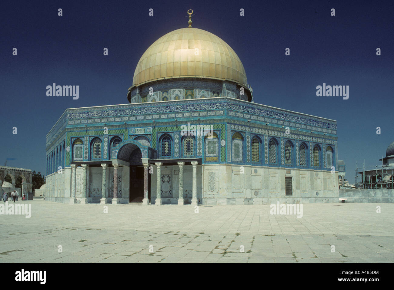 Dome of the Rock Old city of Jerusalem Israel Asia Arabia Built between 687 and 691 by the 9th Caliph Abd al Malik Stock Photo