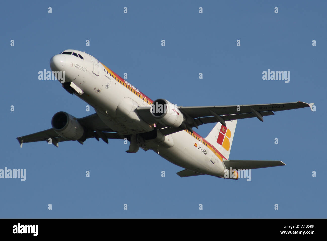 IBERIA AIRLINES. AIRBUS A320 Stock Photo