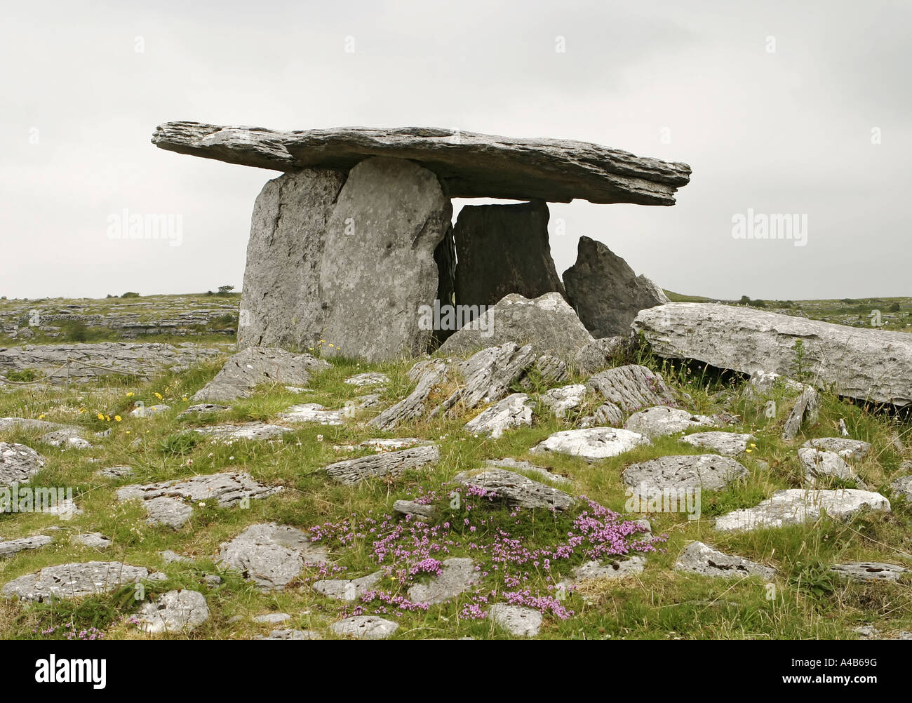 Stone Table In Ireland Stock Photo Alamy