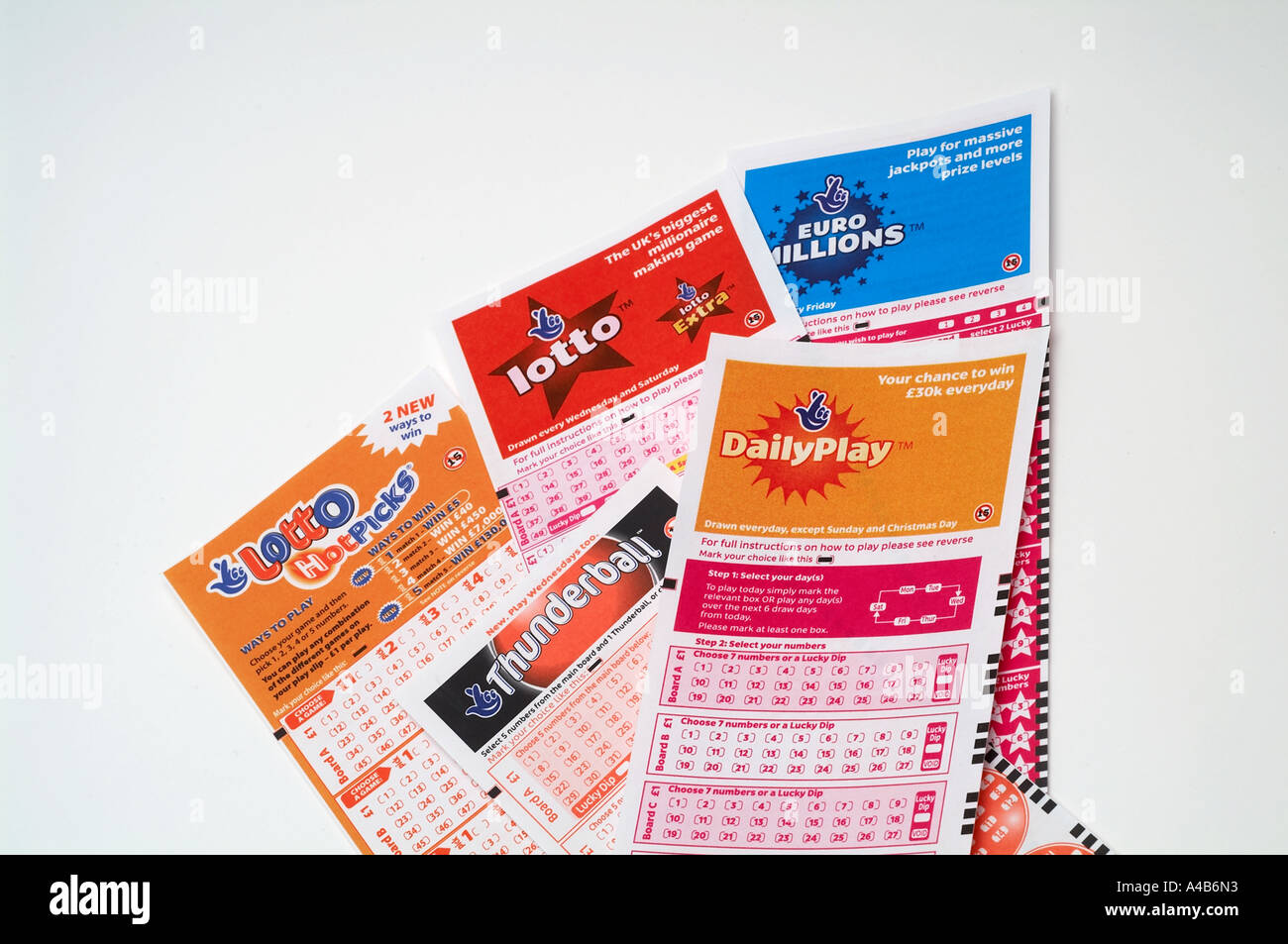 National lottery play slip hires stock photography and images Alamy