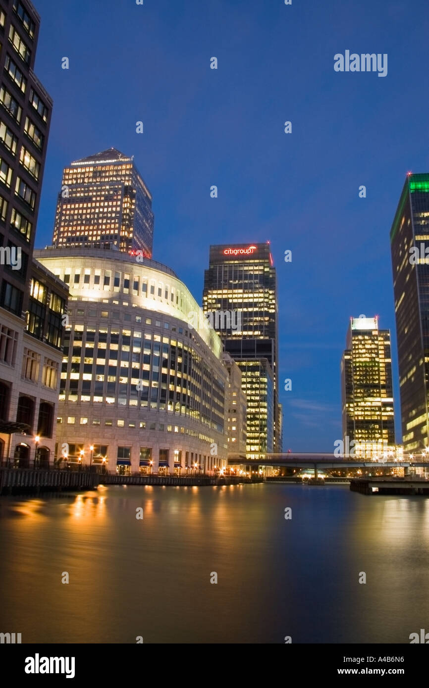 Canary Wharf Docklands London England UK Stock Photo - Alamy