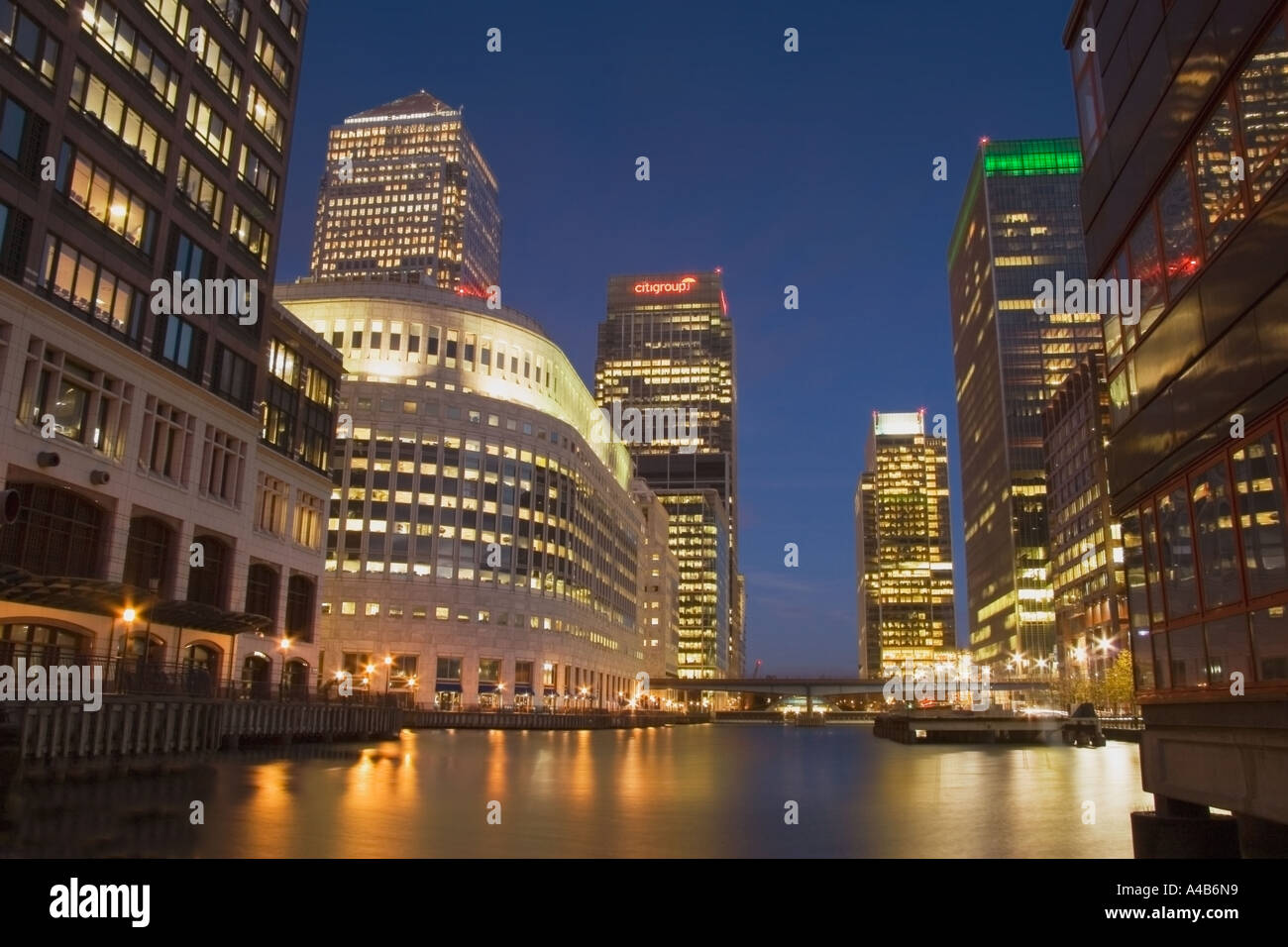 Canary Wharf Docklands London England UK Stock Photo - Alamy