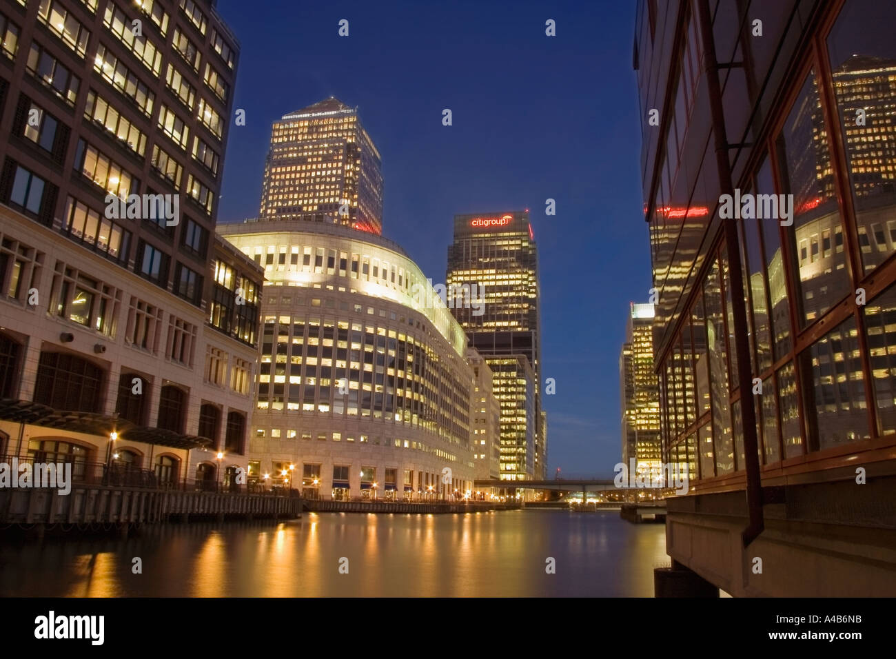 Canary Wharf Docklands London England UK Stock Photo - Alamy