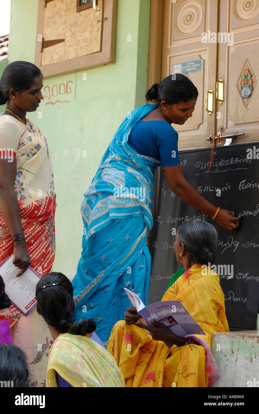 Tamil village women hi-res stock photography and images - Alamy
