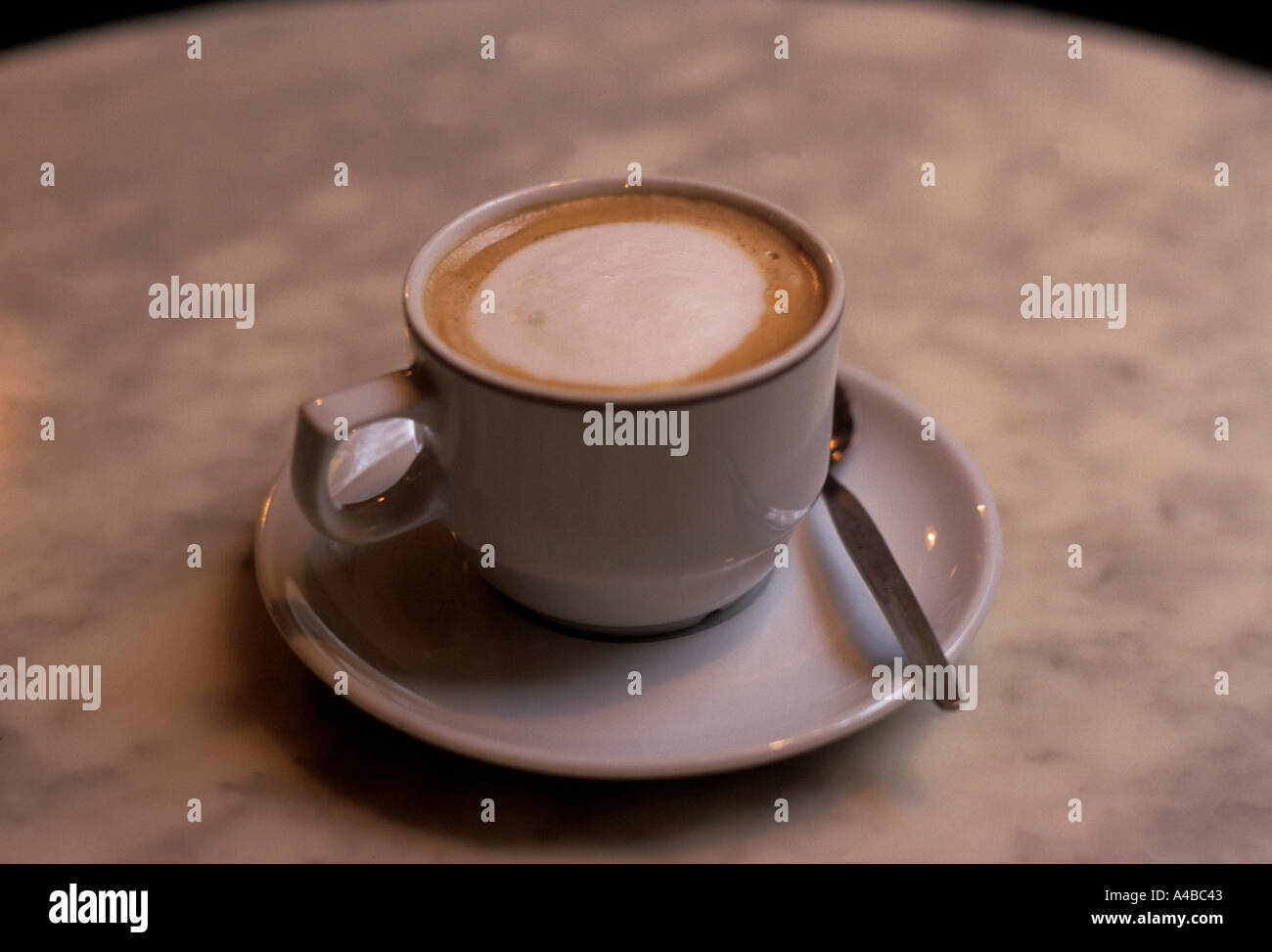 Austria, Vienna, Coffee, Melange Kaffee Stock Photo