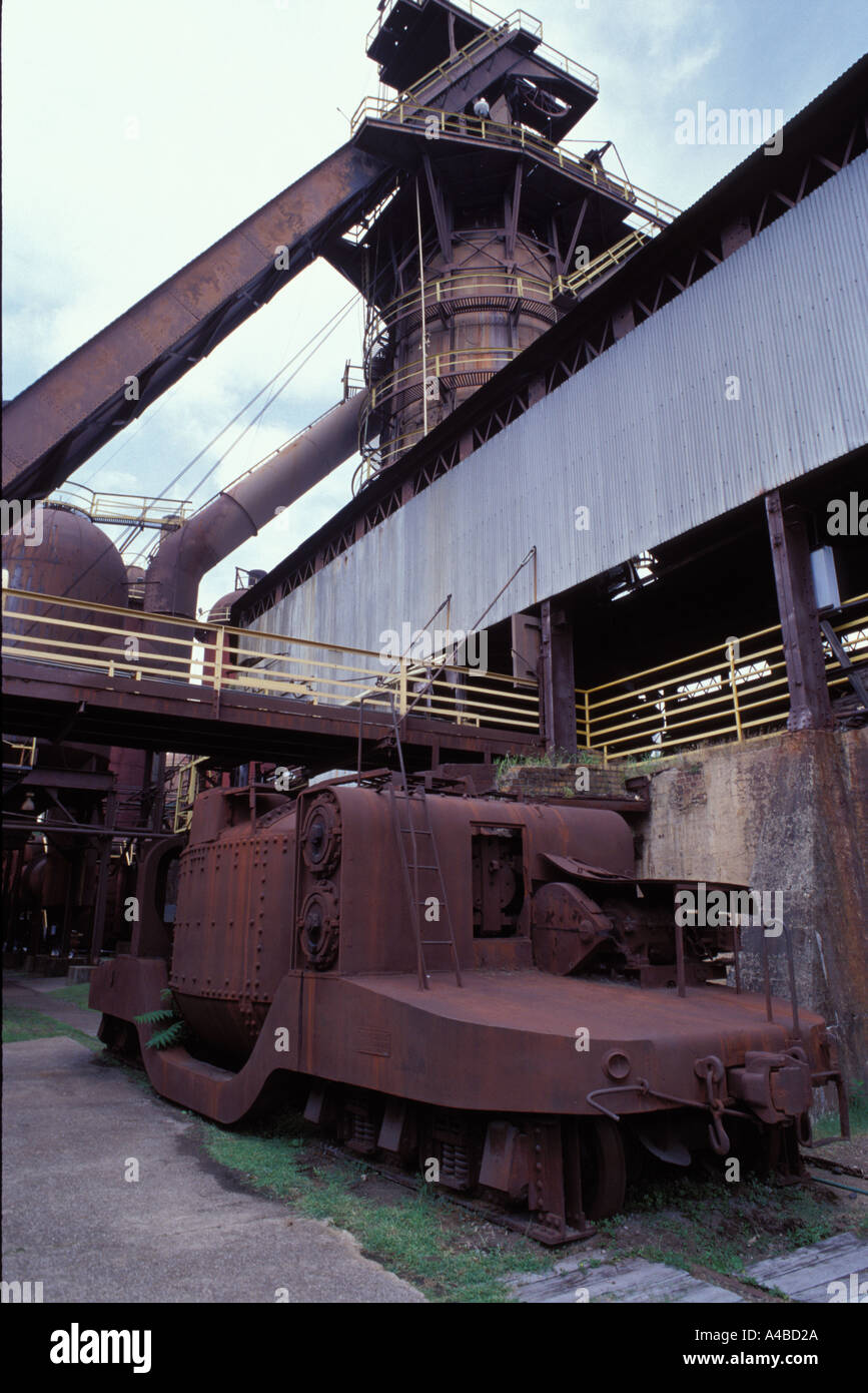 Sloss Furnaces National Historic Landmark Birmingham Alabama Ladle car