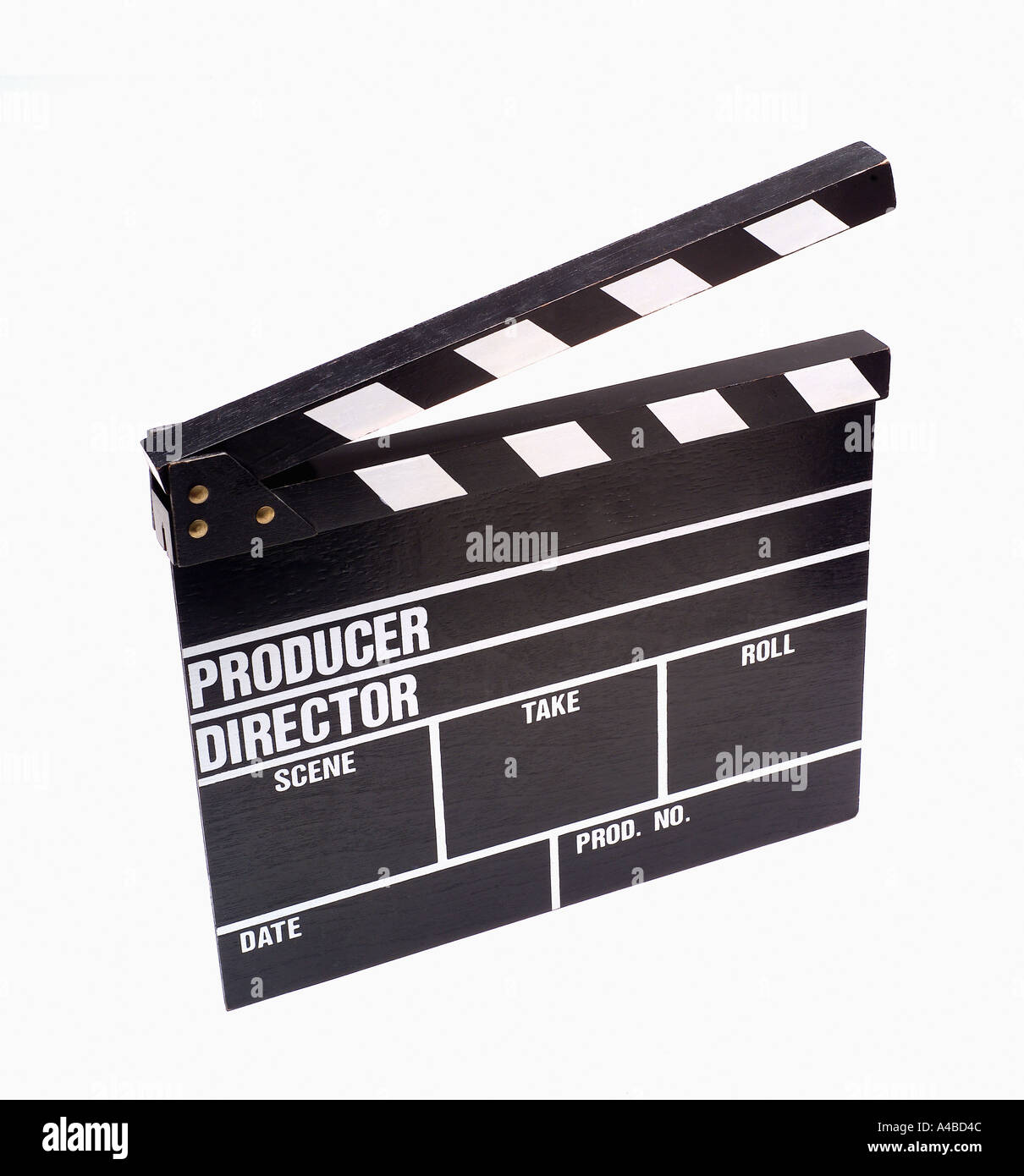 Movie production clapboard Stock Photo