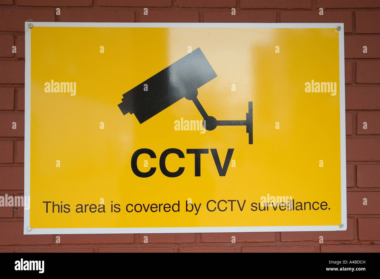 CCTV sign, London Stock Photo