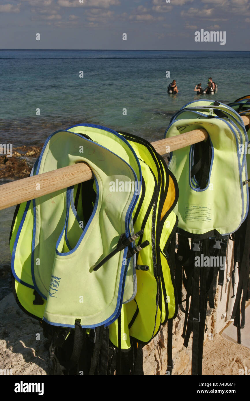 life jackets Stock Photo