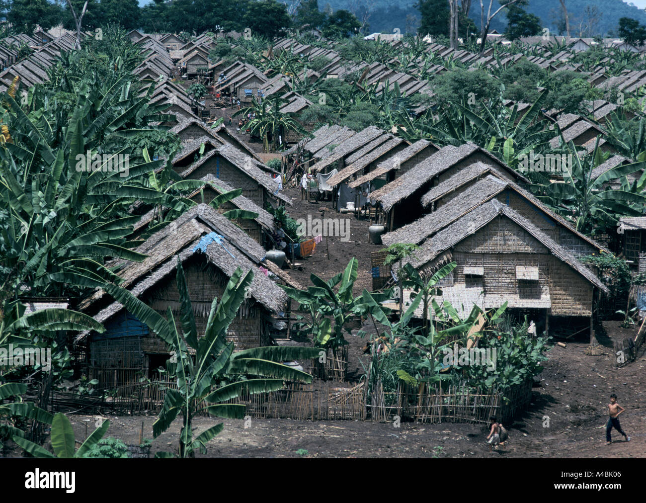 Site 8, a refugee camp run by the Khmer Rouge on the ThaiCambodian