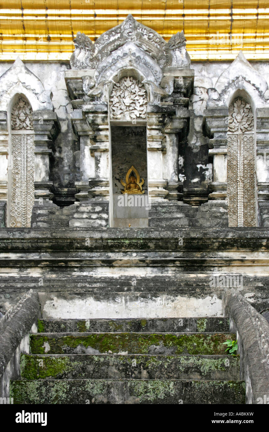 Wat Chiang Man in Chiang Mai Thailand Stock Photo