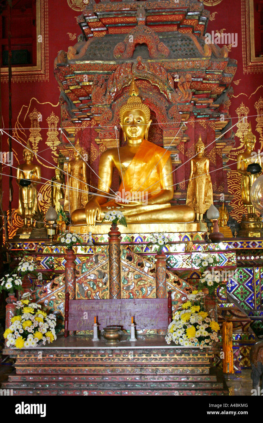 Wat Chiang Man in Chiang Mai Thailand Stock Photo