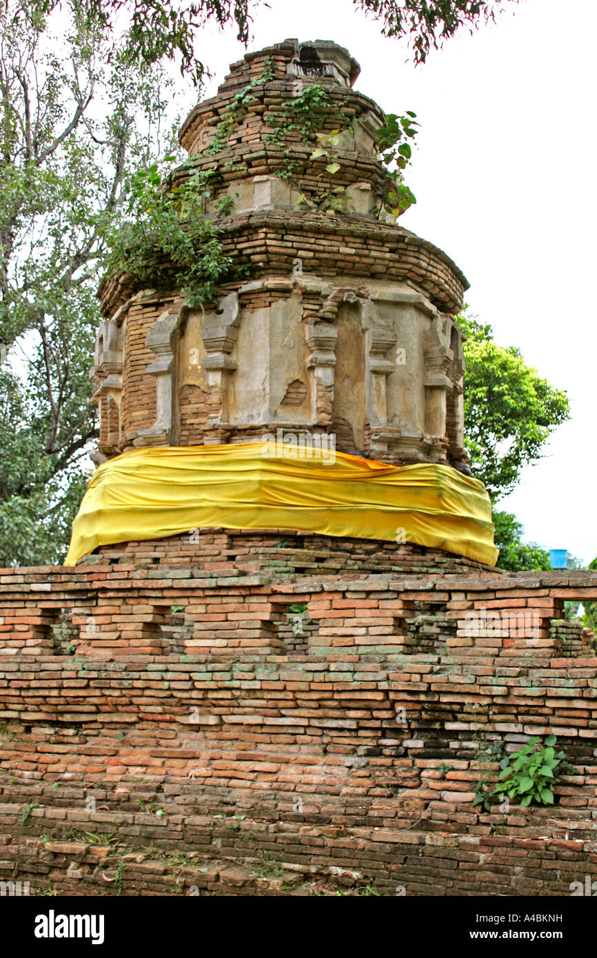 Wat Chet Yot in Chiang Mai Thailand Stock Photo